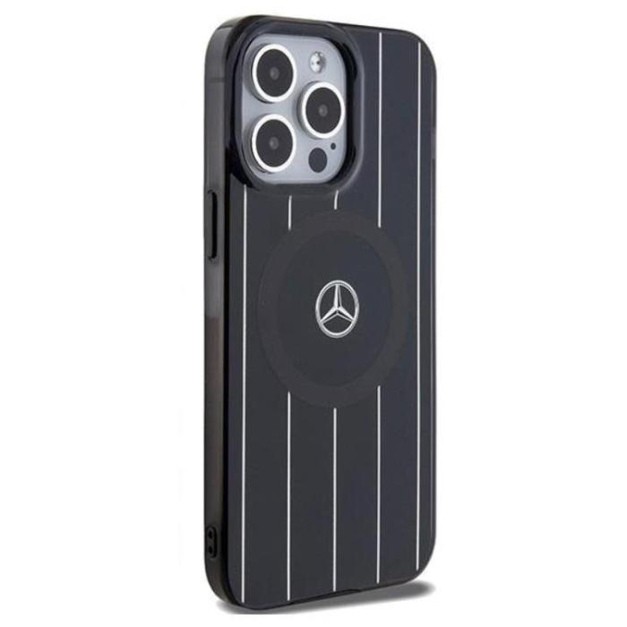 Mercedes - Mercedes iPhone 15 Pro Mobilskal MagSafe Double Layer Crossed Lines