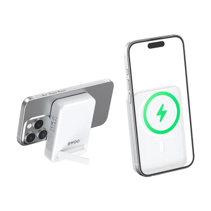 BWOO - BWOO MagSafe Powerbank 10000mAh 20W BO-P59 - Vit