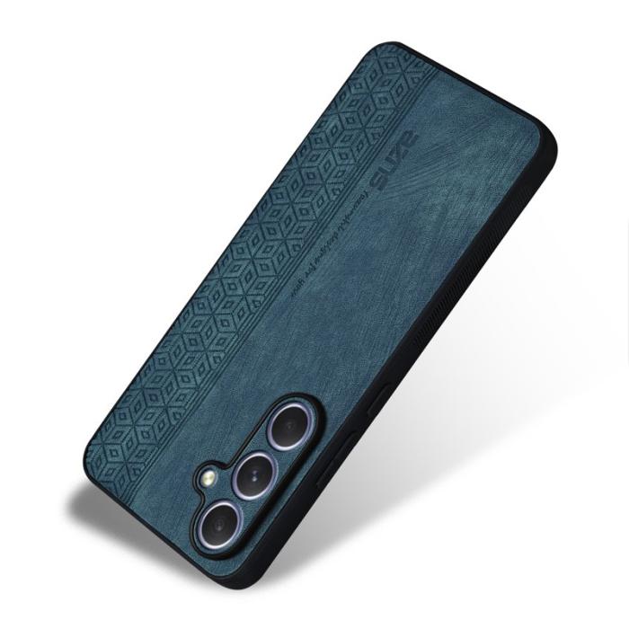 AZNS - AZNS Samsung Galaxy S26 Plus Skal PU Läder Skydd - Grön