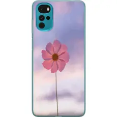 Gustaf - Mobilskal till Motorola Moto G22 med Rosa blomma