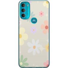 iSecrets - Mobilskal till Motorola Moto G71 5G med fejdande blommor