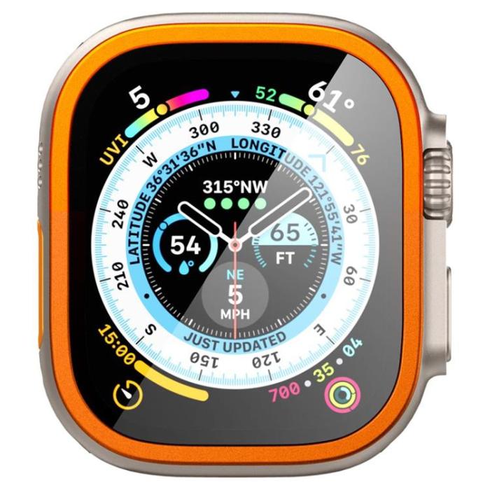 UTGATT1 - Spigen Apple Watch Ultra (49 mm) Skärmskydd i Härdat glas
