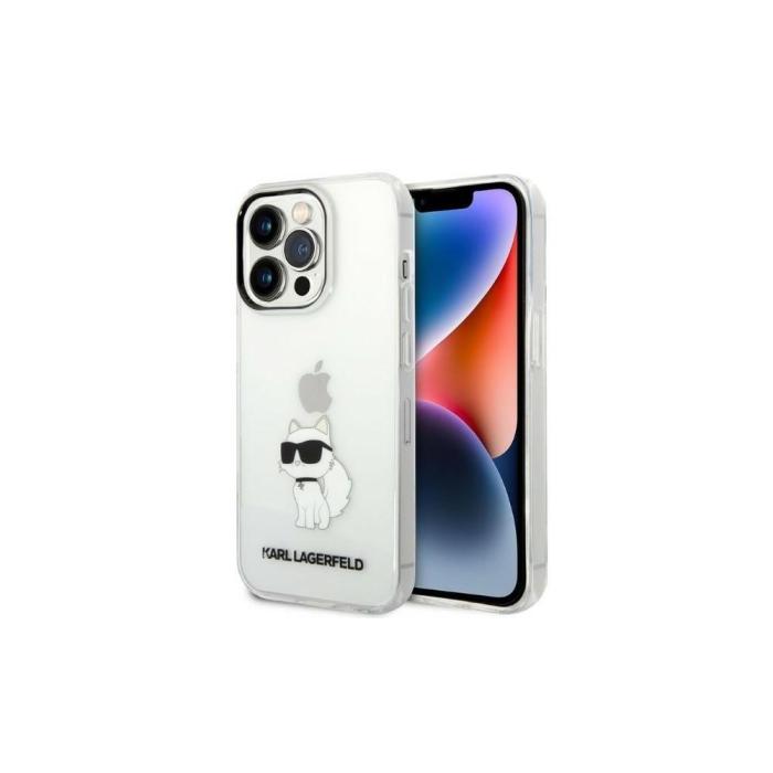 KARL LAGERFELD - Karl Lagerfeld Ikonik Choupette Transparent Fodral till iPhone 14 Pro Max