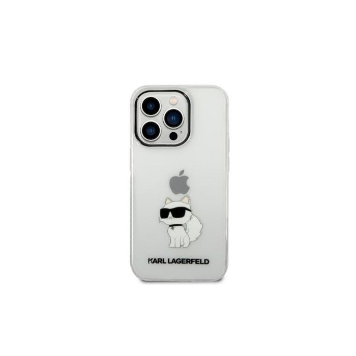KARL LAGERFELD - Karl Lagerfeld Ikonik Choupette Transparent Fodral till iPhone 14 Pro Max