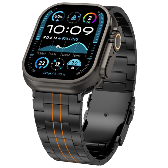 A-One Brand - Apple Watch (42/44/45/46/49mm) Armband Titanium Alloy