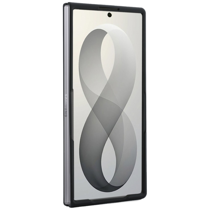 Guess - Guess Mobilskal För Galaxy Z Fold 8 Ultra MagSafe Ring Stand Grained Classic