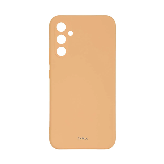 Onsala - Onsala Galaxy A35 5G Mobilskal Silikonkänsla - Apricot