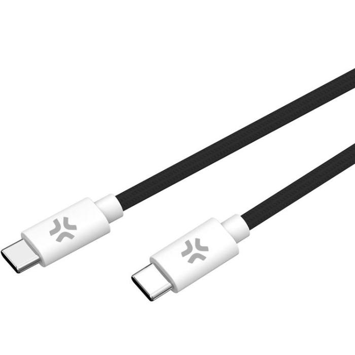 Celly - CELLY USB-C till USB-C kabel 60W 1.5m - Svart
