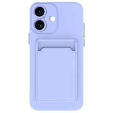 A-One Brand - iPhone 17 Mobilskal Korthållare TPU - Lila