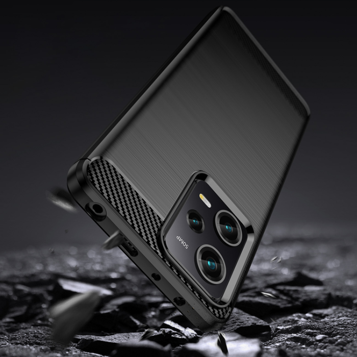 OEM - Xiaomi Poco X5 Pro/Redmi Note 12 Pro Mobilskal Carbon - Svart