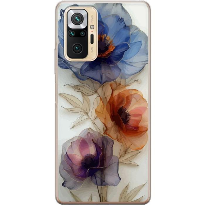iSecrets - Mobilskal till Xiaomi Redmi Note 10 Pro med Silkesblommor
