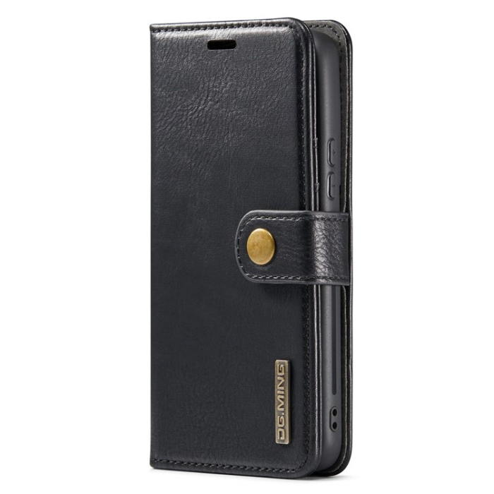 DG.MING - DG.MING Galaxy S23 Plus Plånboksfodral 2in1 Äkta Läder - Svart