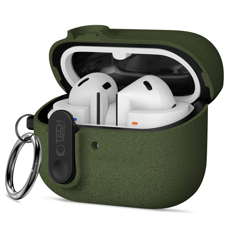 Tech-Protect Galaxy Buds 3/3 FE/3 Pro Skal Slim Hook (Olivgrön) | 2353 | AlltMobil