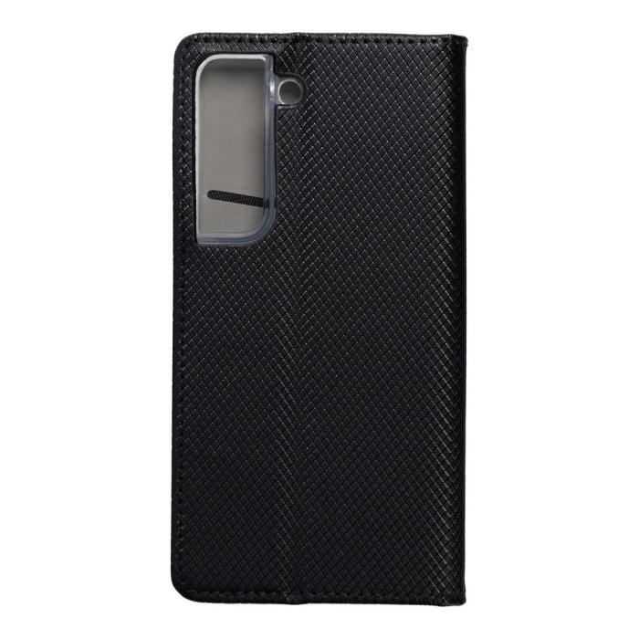 OEM - Galaxy S22 Plånboksfodral Smart Konstläder - Svart