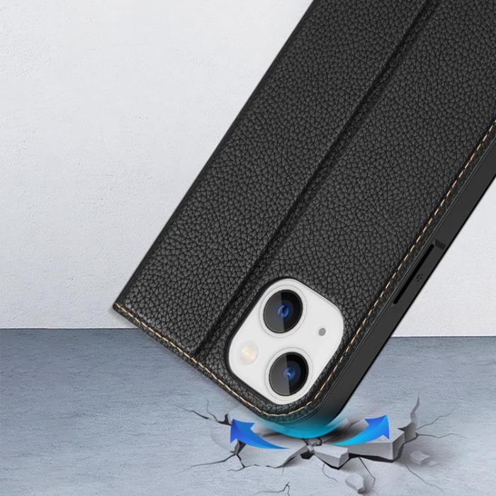 Dux Ducis - Dux Ducis iPhone 14 Plus Plånboksfodral Skin X2 - Svart