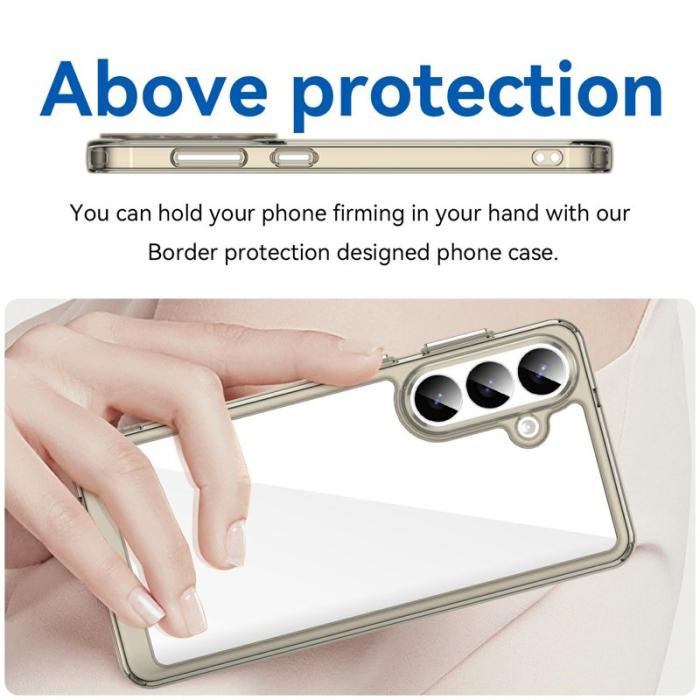 OEM - Samsung Galaxy S26 Plus Skal TPU + Akryl Skyddande - Transparent Grå