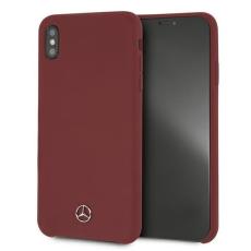 Mercedes - Mercedes Silicone Line Skal iPhone Xs Max - Röd