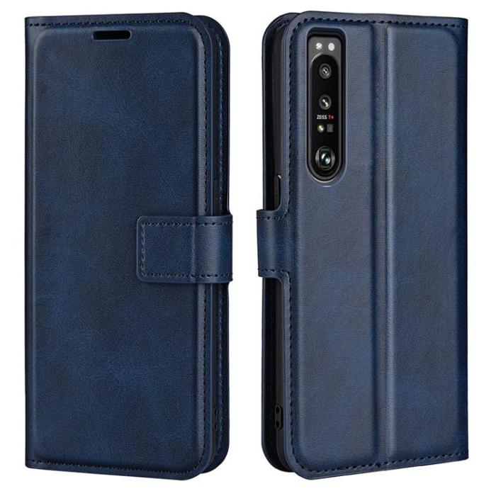 A-One Brand - Sony Xperia 1 IV Plånboksfodral Flip Folio - Blå