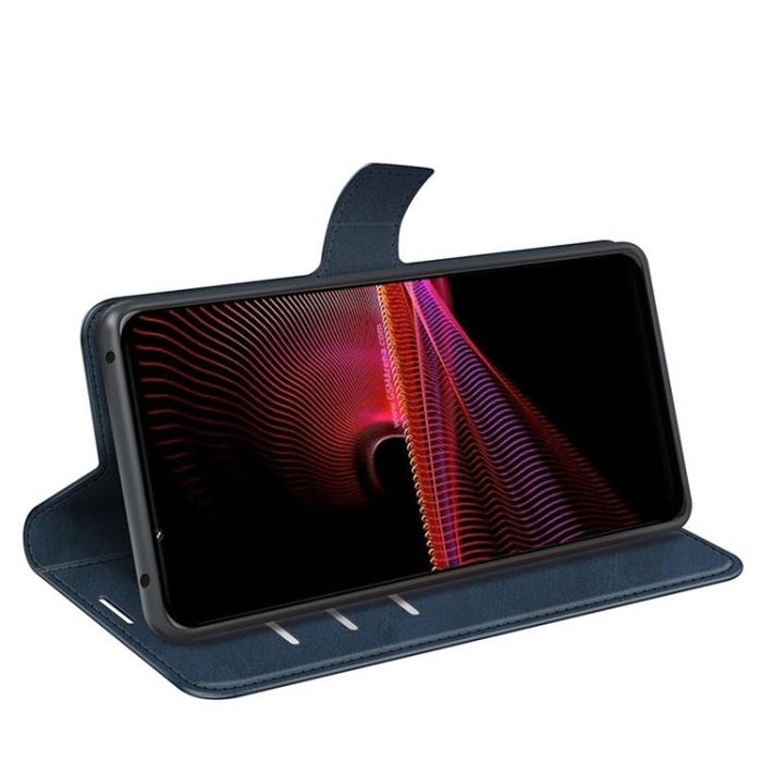 A-One Brand - Sony Xperia 1 IV Plånboksfodral Flip Folio - Blå