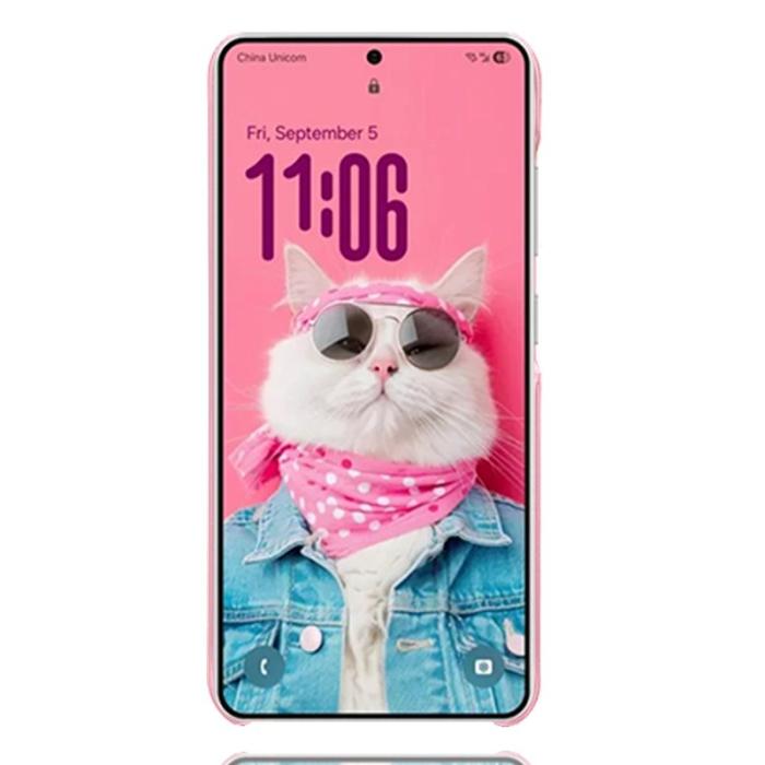 OEM - Mobilskal till Samsung Galaxy S26 / S26 Pro PU Läder + Hård PC - Roséguld