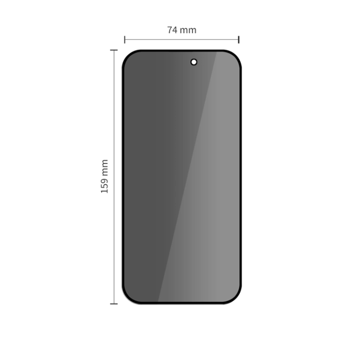 Tech-Protect - [2-Pack] Tech-Protect iPhone 17 Pro Max Härdat Glas Skärmskydd Privacy
