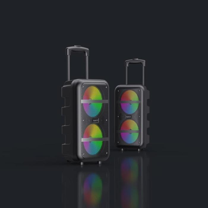 Havit - Havit Partyhögtalare Bluetooth LED Karaoke - Svart