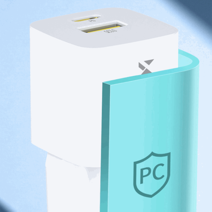 Wozinsky - Wozinsky Väggladdare GaN USB-A/USB-C 33W - Vit