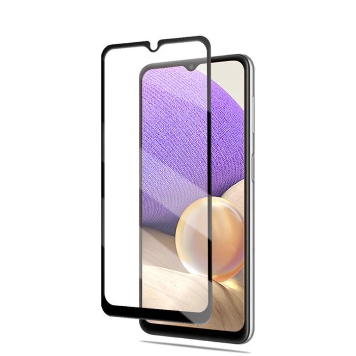 Mocolo - Härdat Glas Skärmskydd till Galaxy A32 5G - Svart