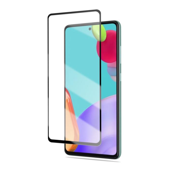 A-One Brand - Härdat Glas Skärmskydd till Galaxy A52 5G - Svart