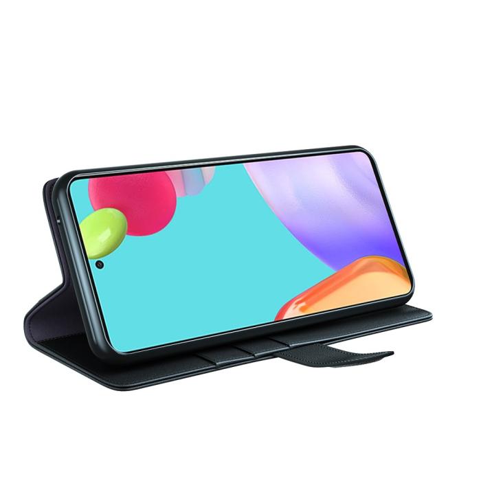 UTGATT1 - Genuine Split Plånboksfodral Galaxy A52 5G - Brun