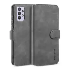 DG.MING - DG.Ming Retro Pl&aring;nboksfodral Galaxy A32 5G - Gr&aring;
