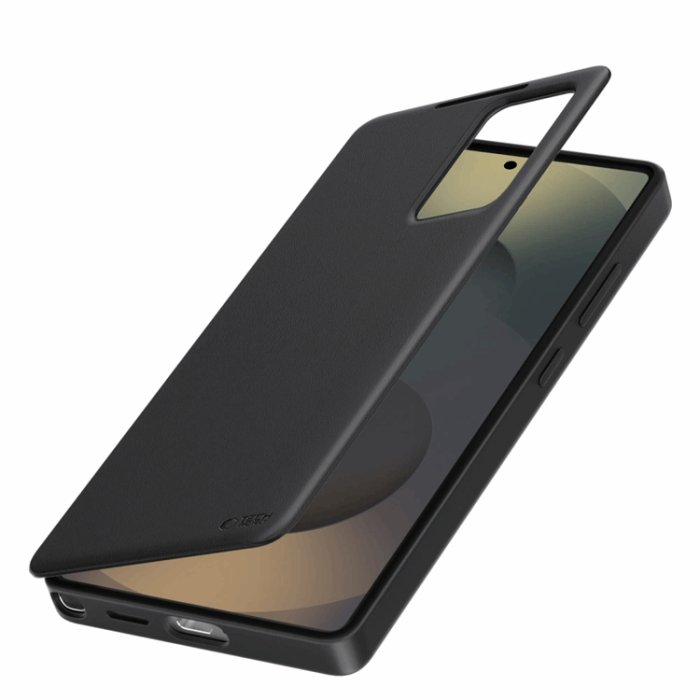Tech-Protect - Tech-Protect Galaxy S25 Plånboksfodral Smart - Matt Svart