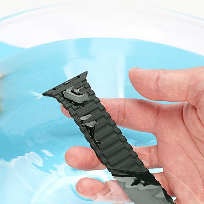 Dux Ducis - Dux Ducis Apple Watch 6/7/8/SE (38/40/41mm) Armband Silicone Armored - Grön