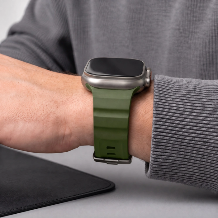 Tech-Protect - Tech-Protect Armband För Apple Watch (44/45/46/49mm) Motion - Tactical Grön