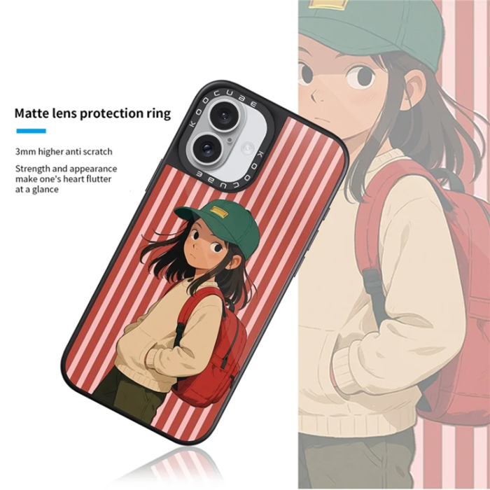 A-One Brand - iPhone 16 Plus Mobilskal MagSafe Aluminium Silikon