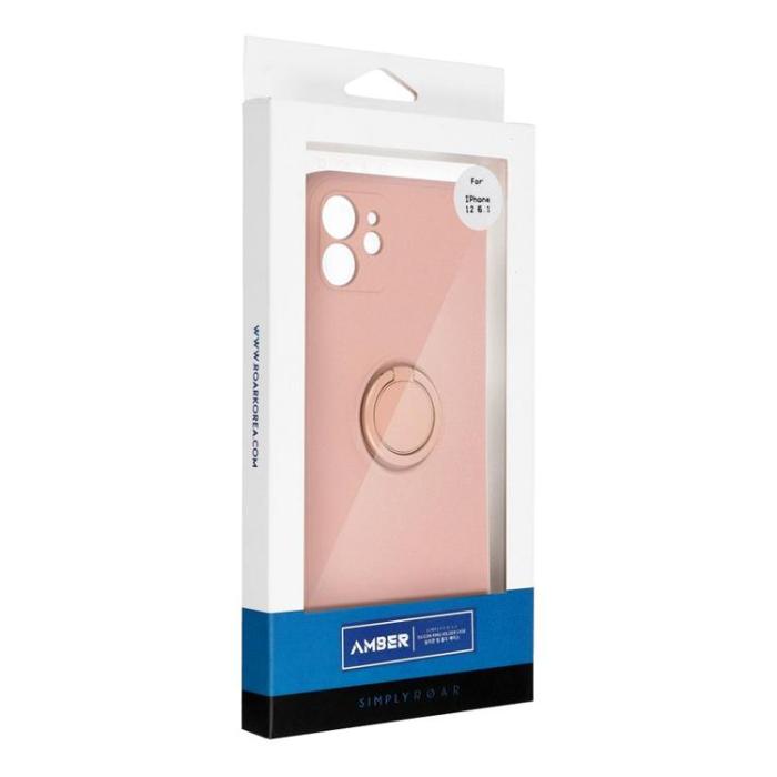 Roar - Roar Galaxy A15 4G/5G Mobilskal Ringhållare Amber - Rosa