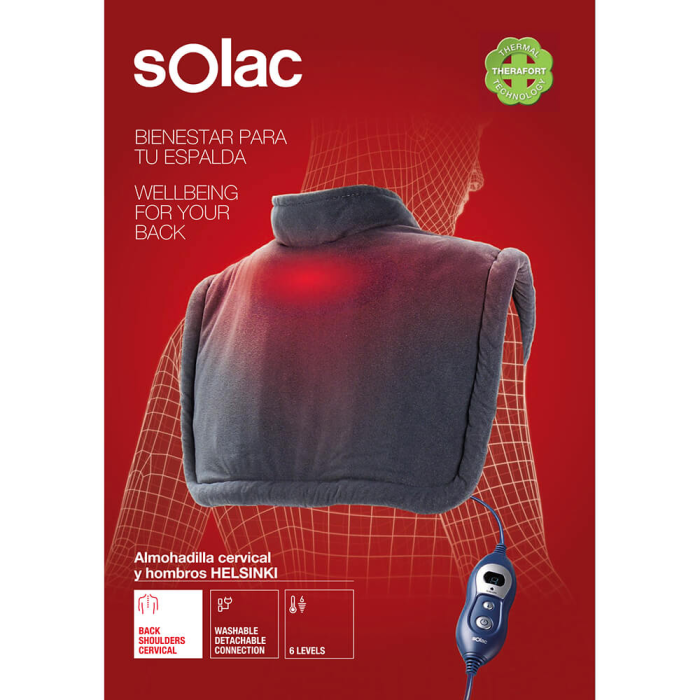 SOLAC - SOLAC Ergonomisk Värmedyna Helsinki Nacke & Axlar