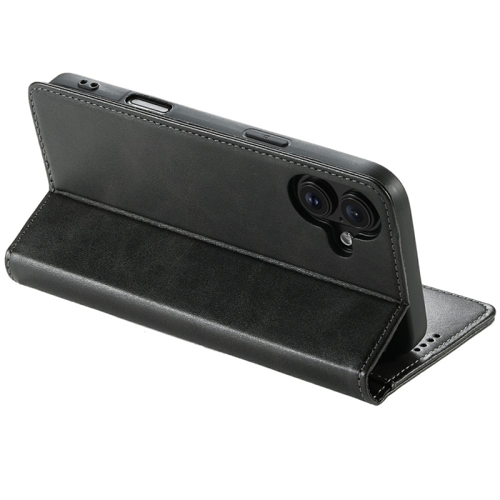 SUTENI - SUTENI iPhone 17 Plånboksfodral PU Läder - Svart
