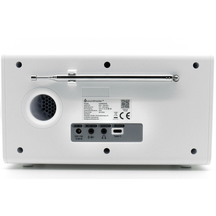 Soundmaster - Soundmaster Bordsradio med färg-display och förvalsknappar
