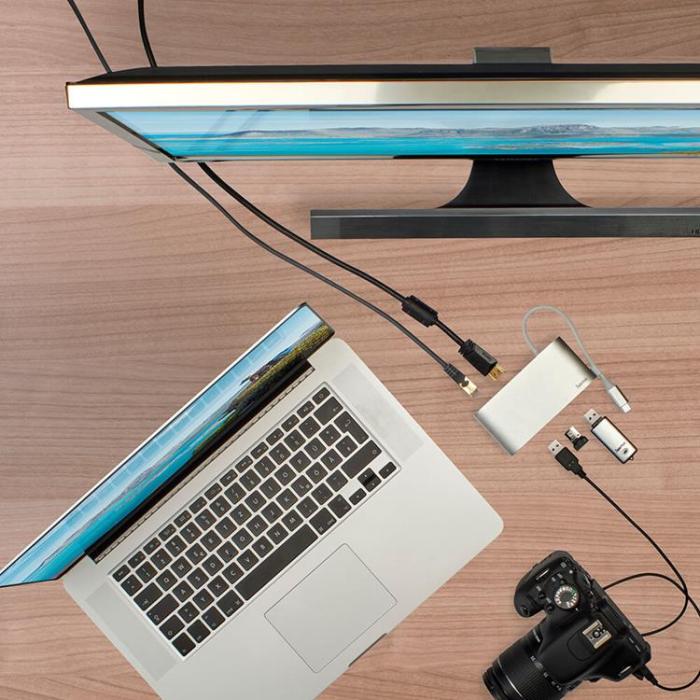 UTGATT1 - Hama USB-C Hubb Multiport 8 Portar