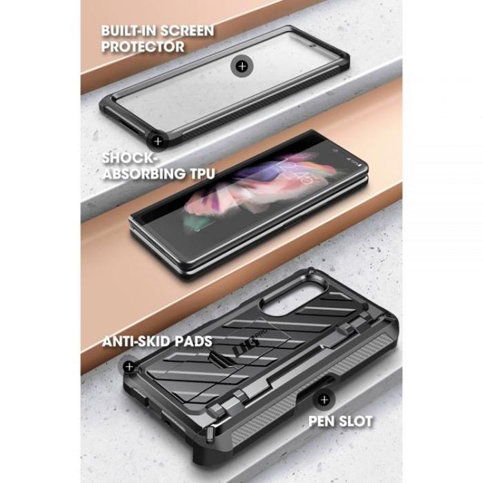 SupCase - SupCase Unicorn Beetle Pro Skal Galaxy Z Fold 3 - Svart