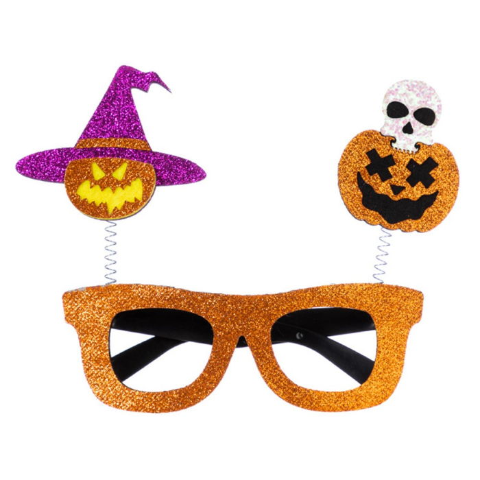 OEM - Halloween Barnglasögon Festdekoration Plast+Filt - Pumpahatt