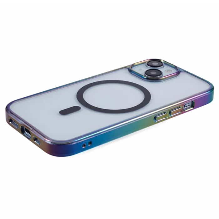 KIGC - KIGC iPhone 15 Mobilskal Magsafe Dazzling Color - Svart