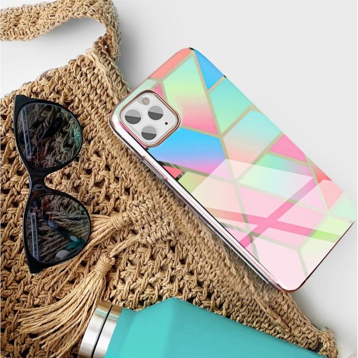 UTGATT - Forcell COSMO Marble Skal till Samsung A42 5G design 04