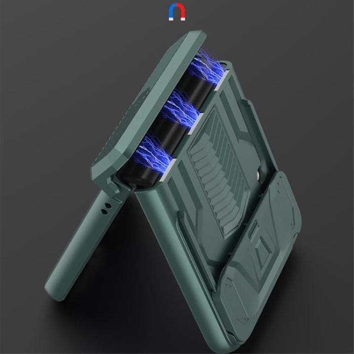 GKK - GKK Galaxy Z Flip 3 5G Skal Camshield - Svart