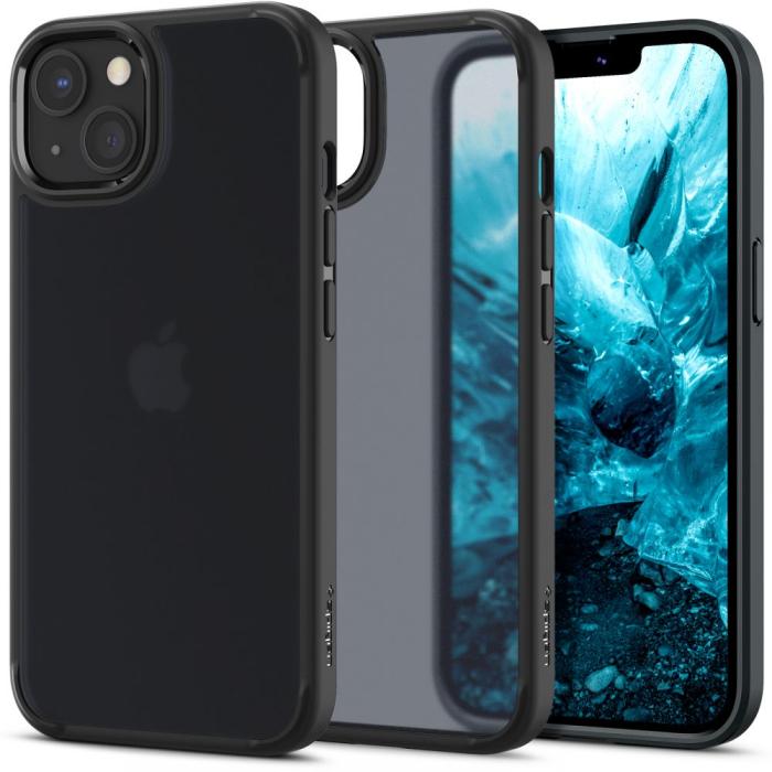 Spigen - Spigen Ultra Hybrid Mobilskal Iphone 13 - Matte Frost Svart
