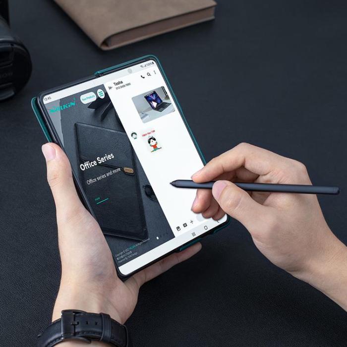 Nillkin - Nillkin Galaxy Z Fold 5 Plånboksfodral QinPro Läder - Svart