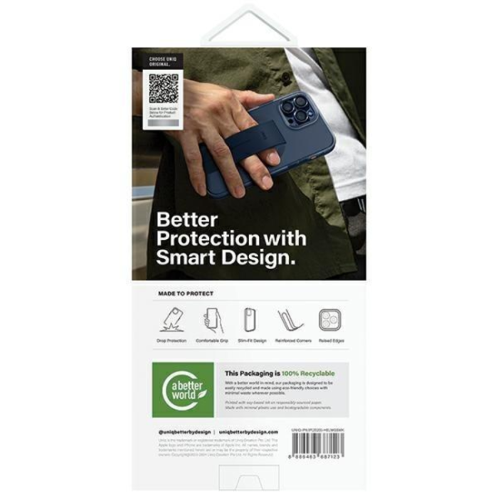 UNIQ - UNIQ iPhone 15 Pro Mobilskal MagSafe Heldro - Svart