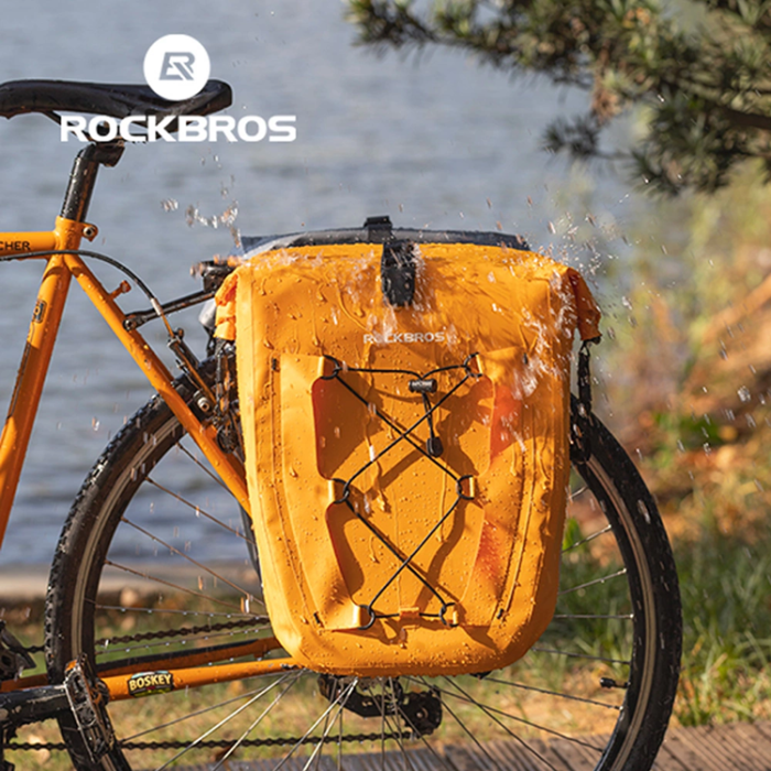 Rockbros - Rockbros Cykelväska Vattentät För Bagageutrymme - Orange