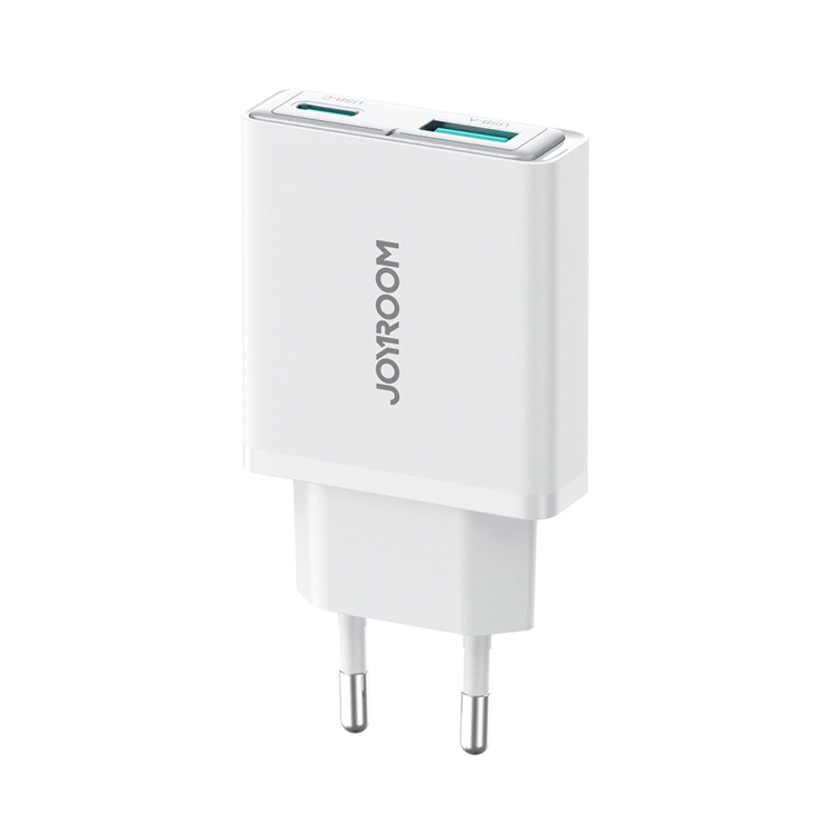 Joyroom Snabbladdare 20W USB-A - USB-C Super Slim - Vit | 505295 | AlltMobil